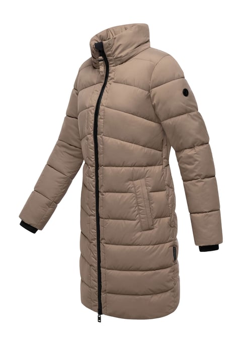 Marikoo Damen Wintermantel Kaltnäschen mit abnehmbarer Kapuze - Image 2