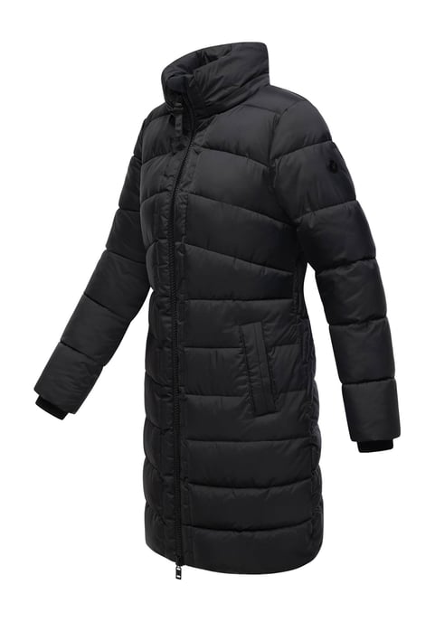 Marikoo Damen Wintermantel Kaltnäschen mit abnehmbarer Kapuze - Image 2