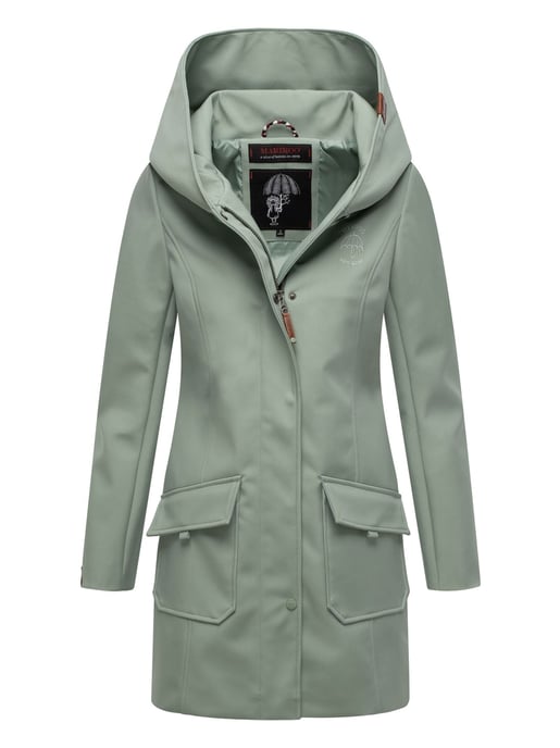 Marikoo Damen Softshelljacke – Mayleen, wasserabweisend mit Kapuze - Image 1