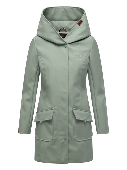 Marikoo Damen Softshelljacke – Mayleen, wasserabweisend mit Kapuze - Image 2