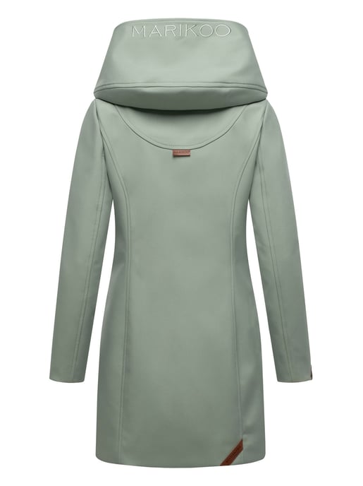 Marikoo Damen Softshelljacke – Mayleen, wasserabweisend mit Kapuze - Image 4