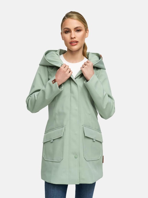 Marikoo Damen Softshelljacke – Mayleen, wasserabweisend mit Kapuze - Image 5