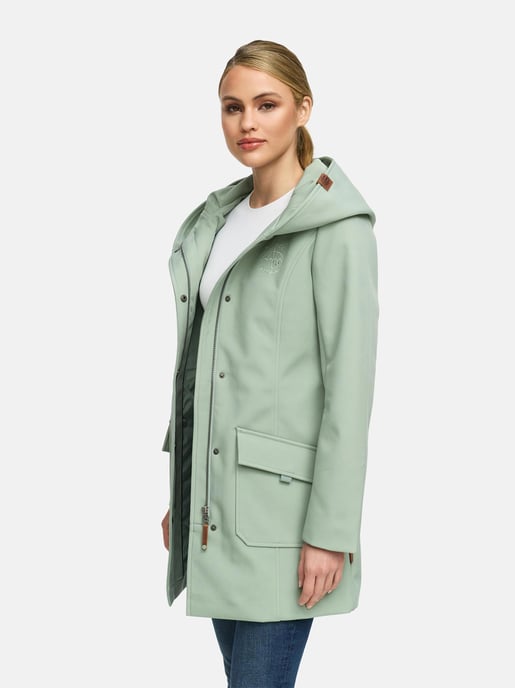 Marikoo Damen Softshelljacke – Mayleen, wasserabweisend mit Kapuze - Image 6
