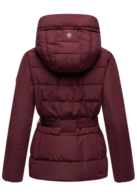 Marikoo Damen Winterjacke Himee mit Taillengürtel & Magnettaschen - Image 3
