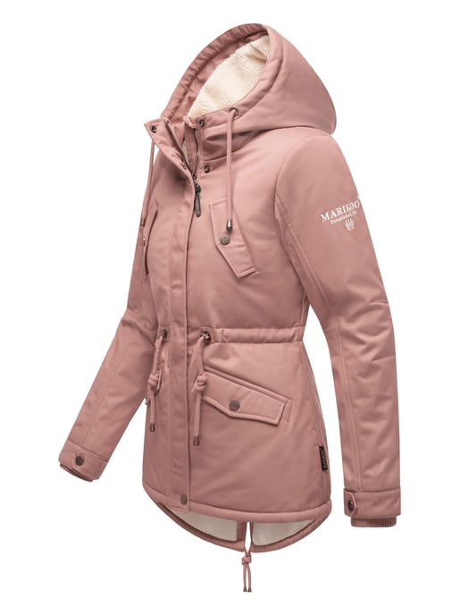 Marikoo Damen Winterjacke Manolya mit Teddyfellfutter & Baumwoll-Obermaterial - Image 3