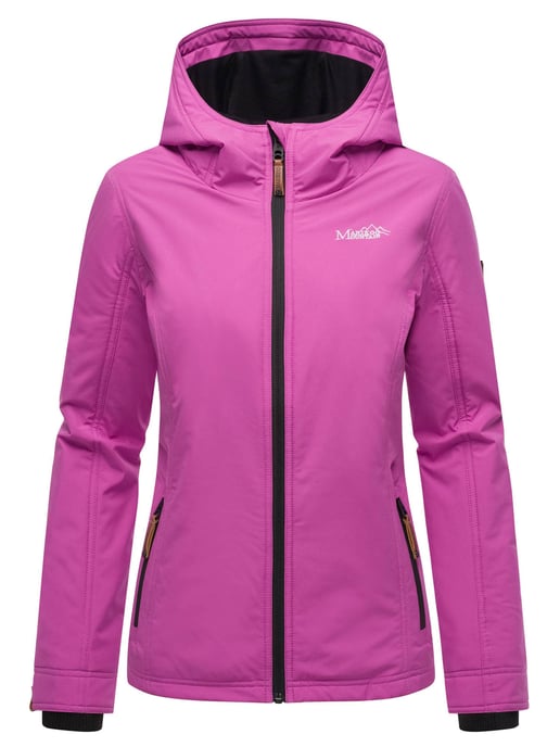 Marikoo Damen Übergangsjacke leichte wind- und wasserabweisende Jacke mit Kapuze Lilac Lily - Image 2