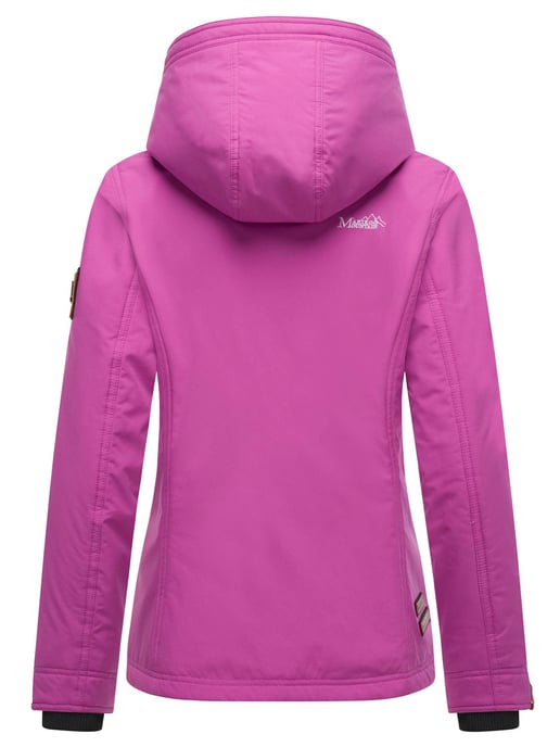 Marikoo Damen Übergangsjacke leichte wind- und wasserabweisende Jacke mit Kapuze Lilac Lily - Image 4