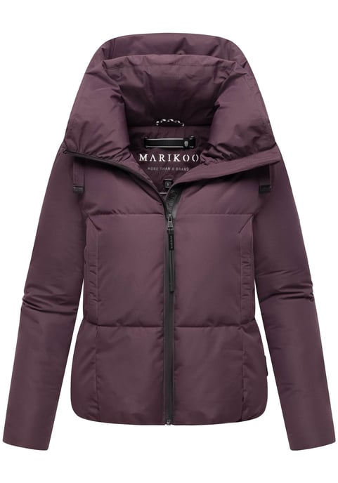 Marikoo Damen Winterjacke Ninikaa mit Kapuze & Fleece-Innenfutter - Image 1