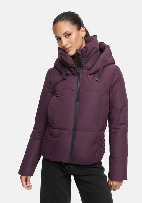 Marikoo Damen Winterjacke Ninikaa mit Kapuze & Fleece-Innenfutter - Image 5