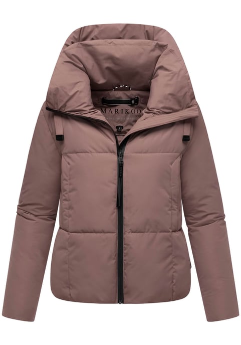 Marikoo Damen Winterjacke Ninikaa mit Kapuze & Fleece-Innenfutter - Image 1