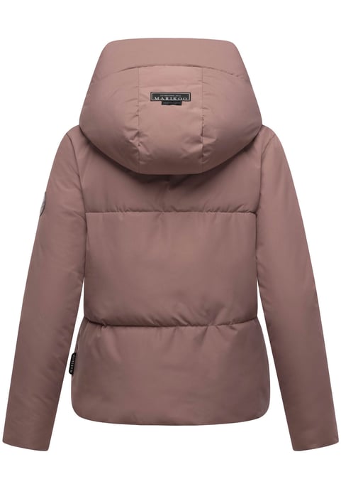 Marikoo Damen Winterjacke Ninikaa mit Kapuze & Fleece-Innenfutter - Image 3