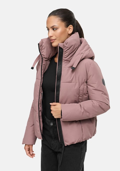 Marikoo Damen Winterjacke Ninikaa mit Kapuze & Fleece-Innenfutter - Image 6