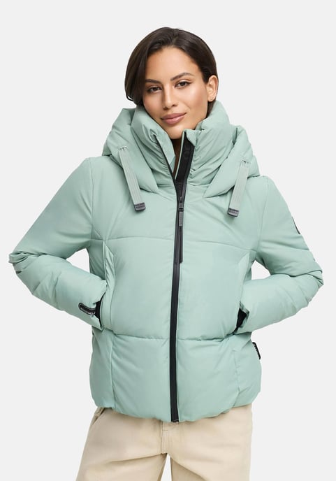 Marikoo Damen Winterjacke Ninikaa mit Kapuze & Fleece-Innenfutter - Image 5