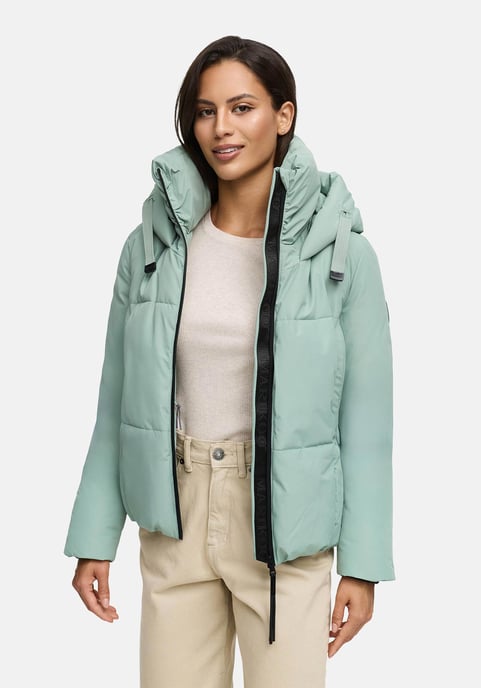 Marikoo Damen Winterjacke Ninikaa mit Kapuze & Fleece-Innenfutter - Image 6