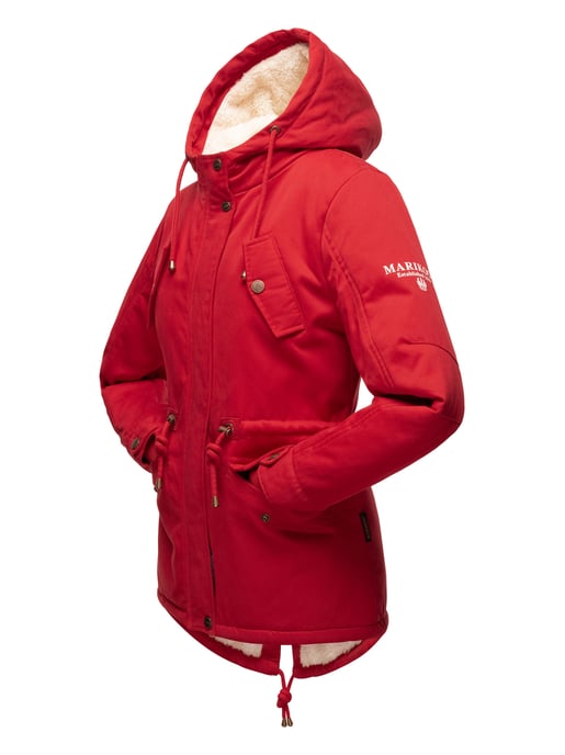 Marikoo Damen Winterjacke Manolya mit Teddyfellfutter & Baumwoll-Obermaterial - Image 4
