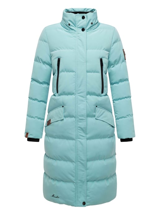 Marikoo Damen Winterjacke – Schneesternchen, lang mit Kapuze & Fellkragen - Image 6