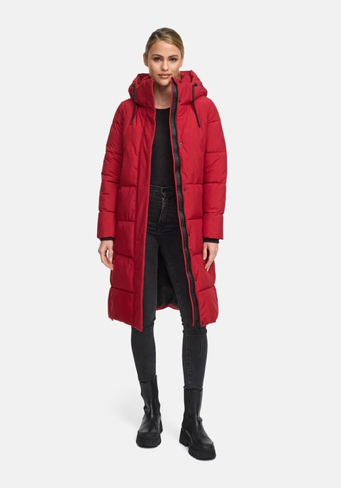 Marikoo Damen Winter Steppmantel Chumanii XVI mit Magnettaschen - Image 5