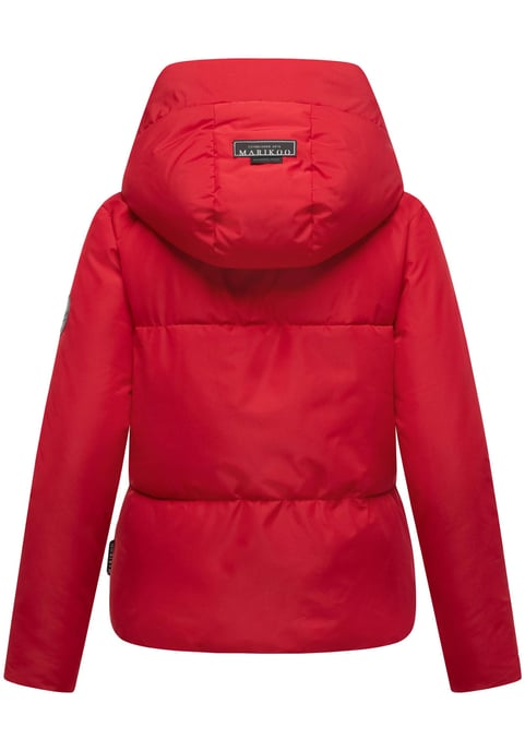 Marikoo Damen Winterjacke Ninikaa mit Kapuze & Fleece-Innenfutter - Image 3