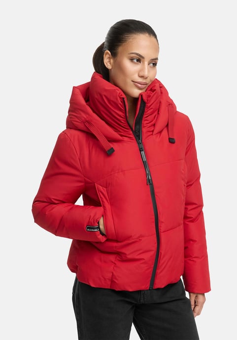 Marikoo Damen Winterjacke Ninikaa mit Kapuze & Fleece-Innenfutter - Image 5