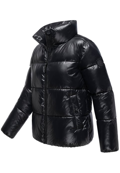 Marikoo Damen Winterjacke Hazalee im Puffer-Stil mit glänzender Optik - Image 2