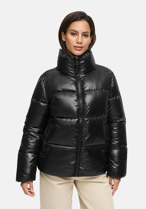 Marikoo Damen Winterjacke Hazalee im Puffer-Stil mit glänzender Optik - Image 5