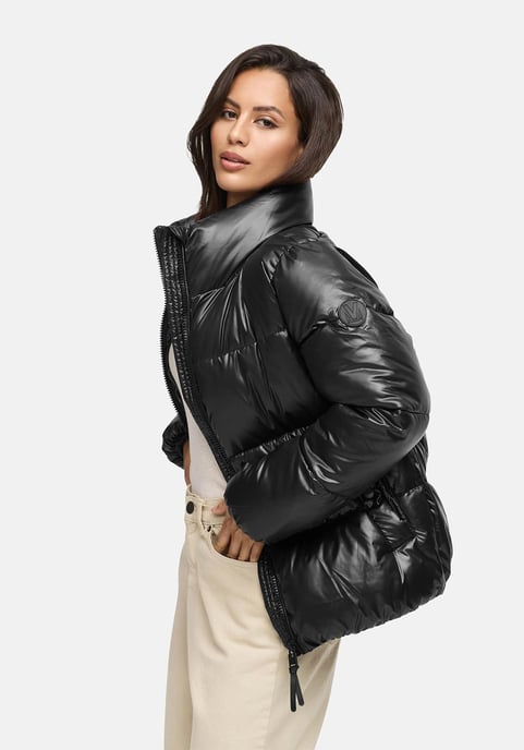 Marikoo Damen Winterjacke Hazalee im Puffer-Stil mit glänzender Optik - Image 6