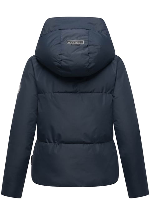 Marikoo Damen Winterjacke Ninikaa mit Kapuze & Fleece-Innenfutter - Image 3