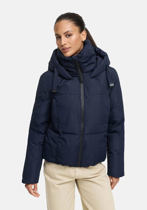 Marikoo Damen Winterjacke Ninikaa mit Kapuze & Fleece-Innenfutter - Image 5