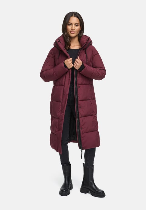 Marikoo Damen Winter Steppmantel Chumanii XVI mit Magnettaschen - Image 5