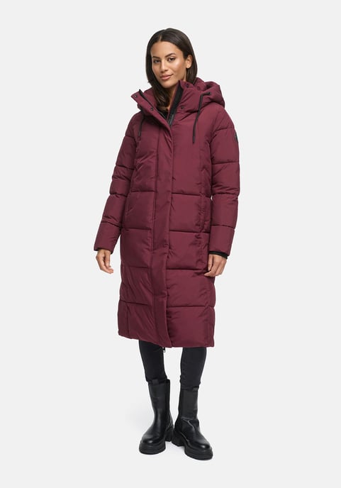 Marikoo Damen Winter Steppmantel Chumanii XVI mit Magnettaschen - Image 6