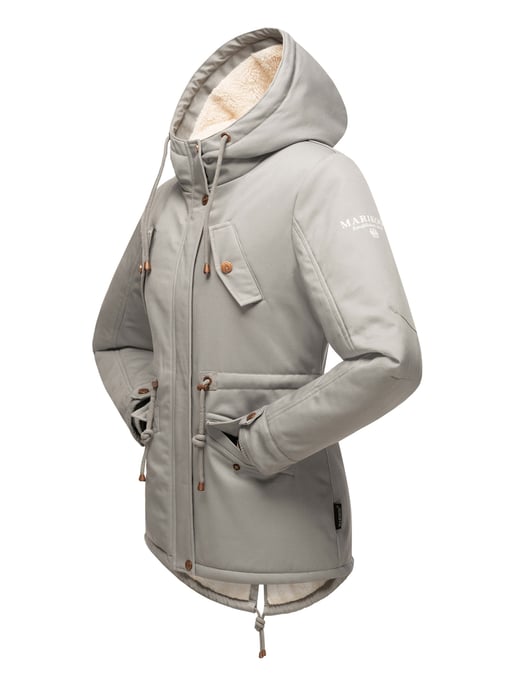 Marikoo Damen Winterjacke Manolya mit Teddyfellfutter & Baumwoll-Obermaterial - Image 4