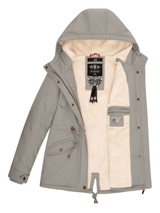 Marikoo Damen Winterjacke Manolya mit Teddyfellfutter & Baumwoll-Obermaterial - Image 6