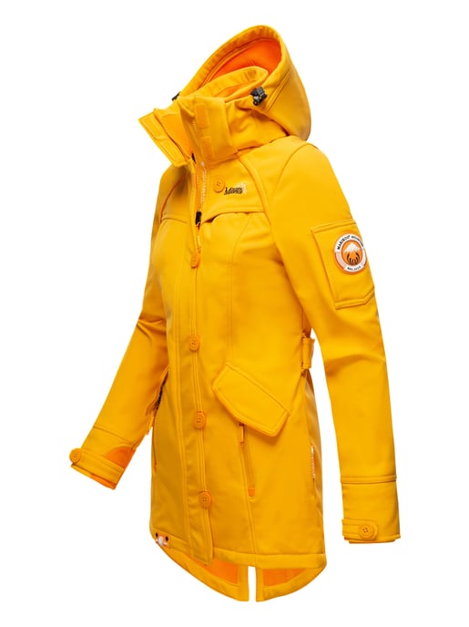 Marikoo Damen Softshelljacke – Soulinaa, wasserdicht mit abnehmbarer Kapuze - Image 3