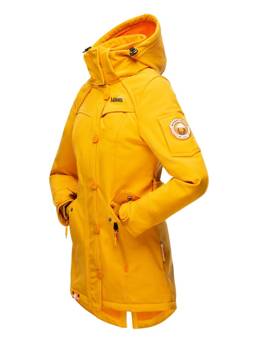 Marikoo Damen Softshelljacke – Soulinaa, wasserdicht mit abnehmbarer Kapuze - Image 4
