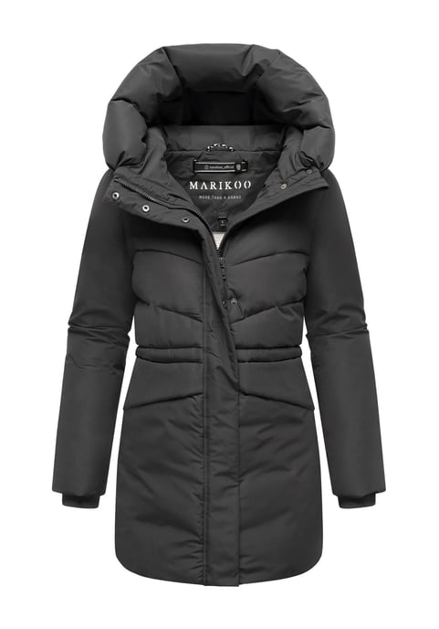 Marikoo Damen Winterjacke Delilah mit Fleecefutter & Taillenregulierung - Image 1