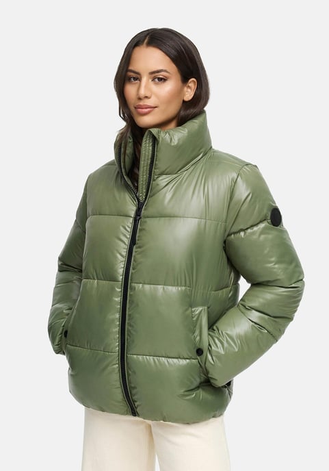 Marikoo Damen Winterjacke Hazalee im Puffer-Stil mit glänzender Optik - Image 5