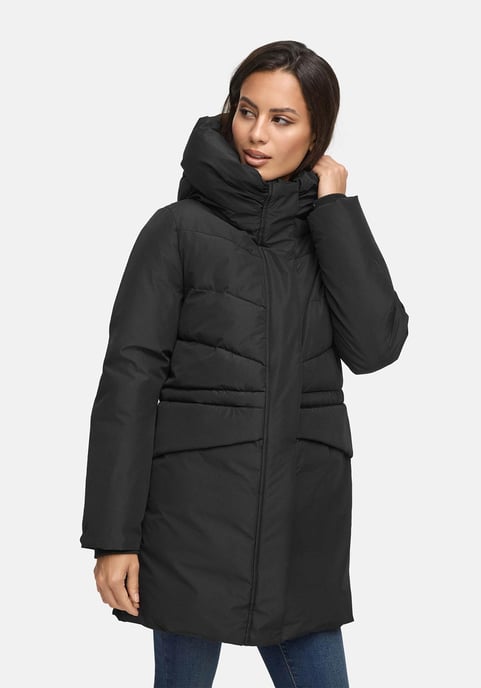 Marikoo Damen Winterjacke Delilah mit Fleecefutter & Taillenregulierung - Image 5