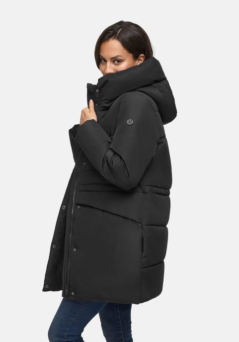 Marikoo Damen Winterjacke Delilah mit Fleecefutter & Taillenregulierung - Image 6