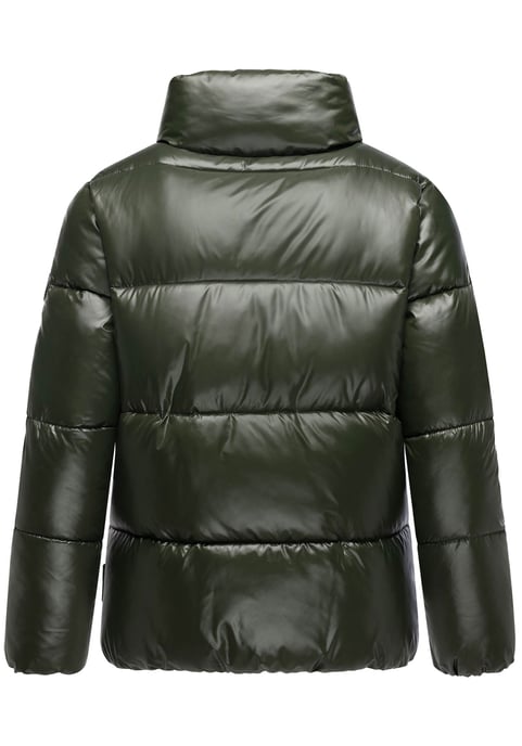 Marikoo Damen Winterjacke Hazalee im Puffer-Stil mit glänzender Optik - Image 3