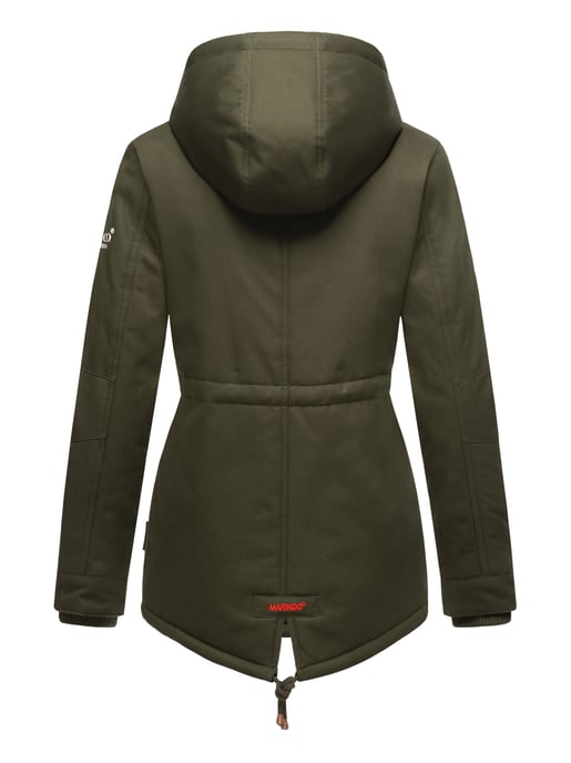 Marikoo Damen Winterjacke Manolya mit Teddyfellfutter & Baumwoll-Obermaterial - Image 5