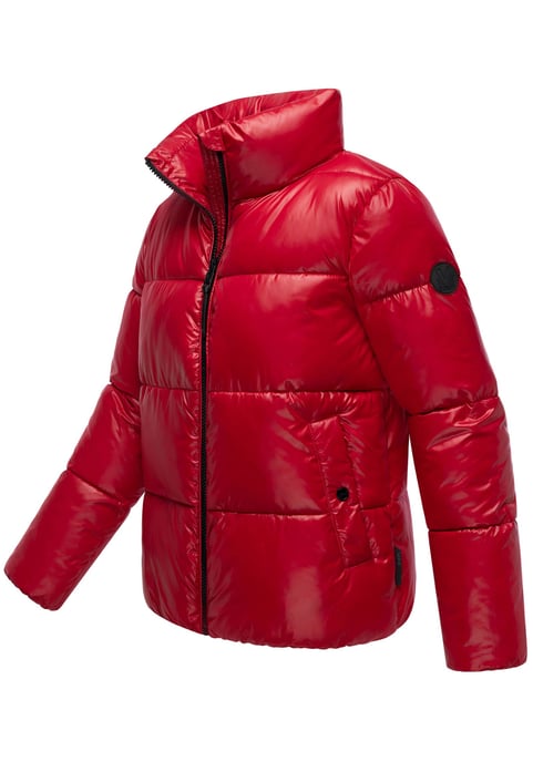 Marikoo Damen Winterjacke Hazalee im Puffer-Stil mit glänzender Optik - Image 2