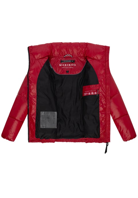 Marikoo Damen Winterjacke Hazalee im Puffer-Stil mit glänzender Optik - Image 4