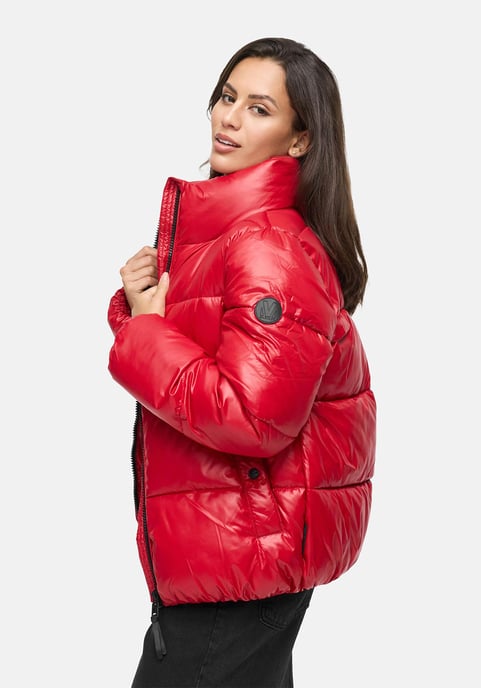 Marikoo Damen Winterjacke Hazalee im Puffer-Stil mit glänzender Optik - Image 6