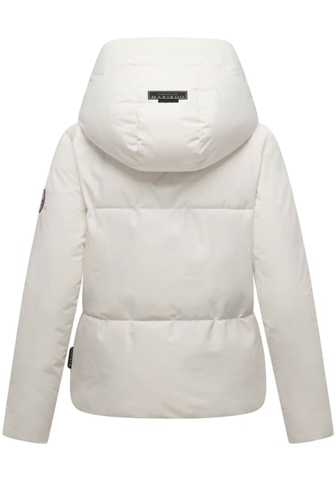 Marikoo Damen Winterjacke Ninikaa mit Kapuze & Fleece-Innenfutter - Image 3