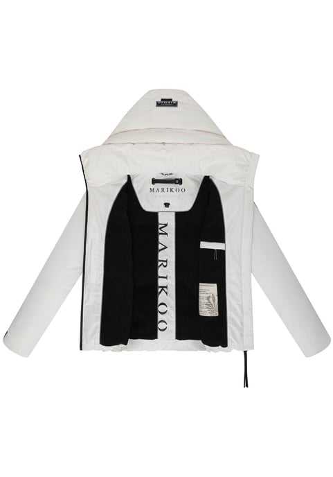 Marikoo Damen Winterjacke Ninikaa mit Kapuze & Fleece-Innenfutter - Image 4