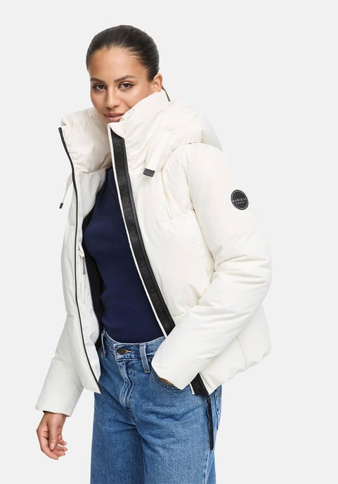 Marikoo Damen Winterjacke Ninikaa mit Kapuze & Fleece-Innenfutter - Image 6