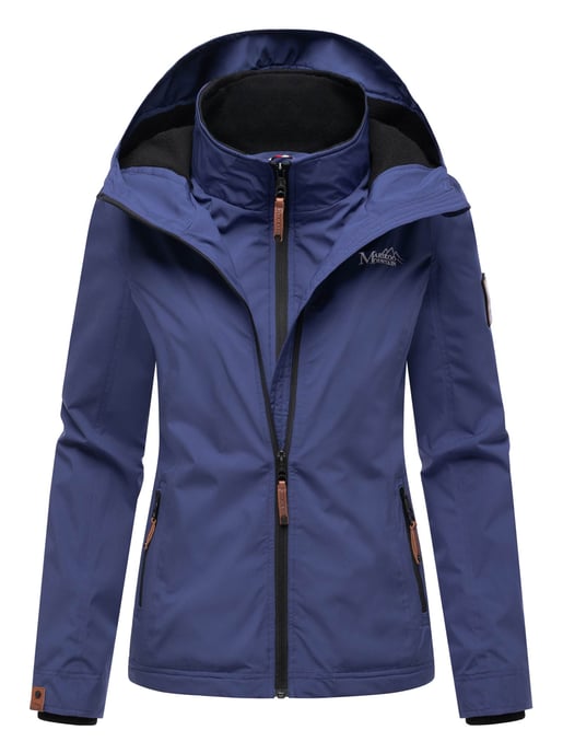 Marikoo Damen Übergangsjacke Erdbeere mit Doppelkragen & Fleece-Innenfutter - Image 2