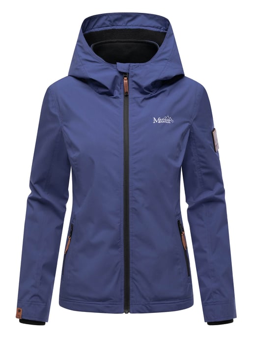 Marikoo Damen Übergangsjacke Erdbeere mit Doppelkragen & Fleece-Innenfutter - Image 3