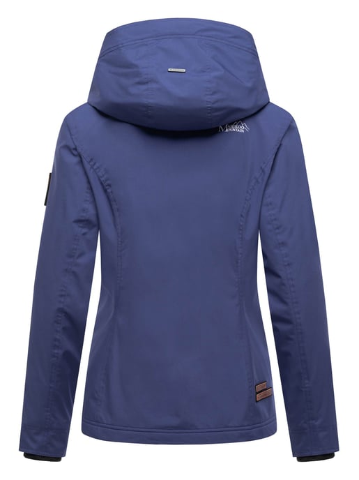 Marikoo Damen Übergangsjacke Erdbeere mit Doppelkragen & Fleece-Innenfutter - Image 5
