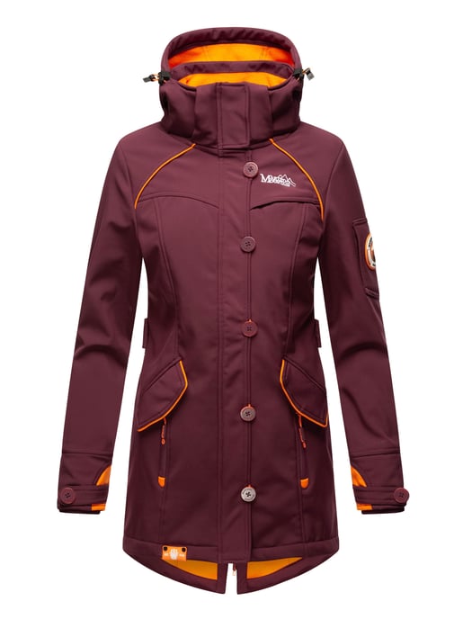Marikoo Damen Softshelljacke – Soulinaa, wasserdicht mit abnehmbarer Kapuze - Image 2